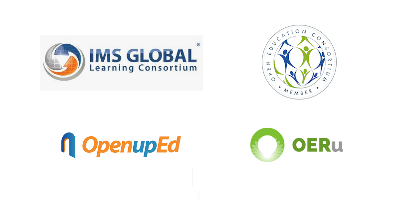 Logos for open education organisations