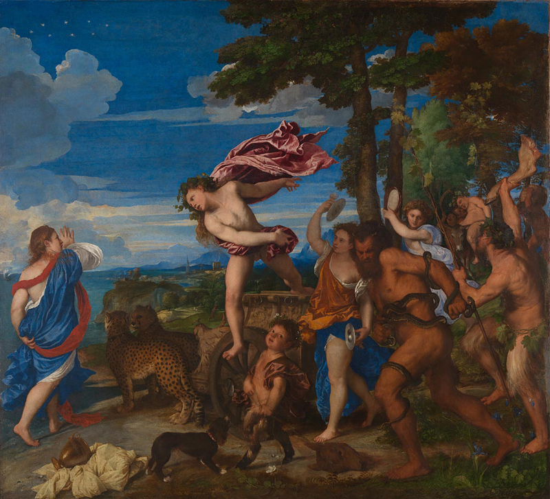 Bacchus and Ariadne by Titian