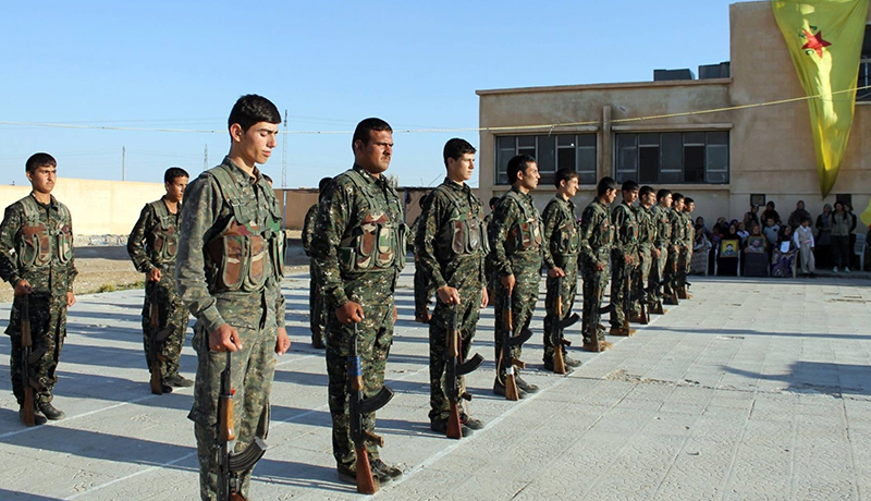 Kurdish YPG Fighters