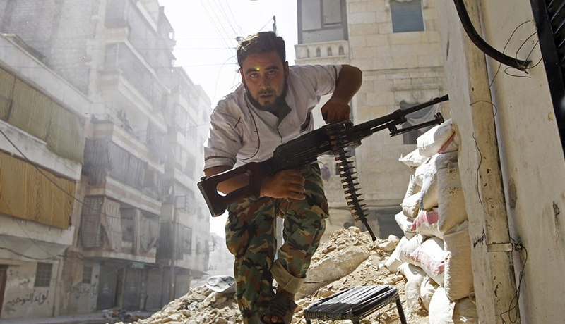 A Free Syrian Army fighter