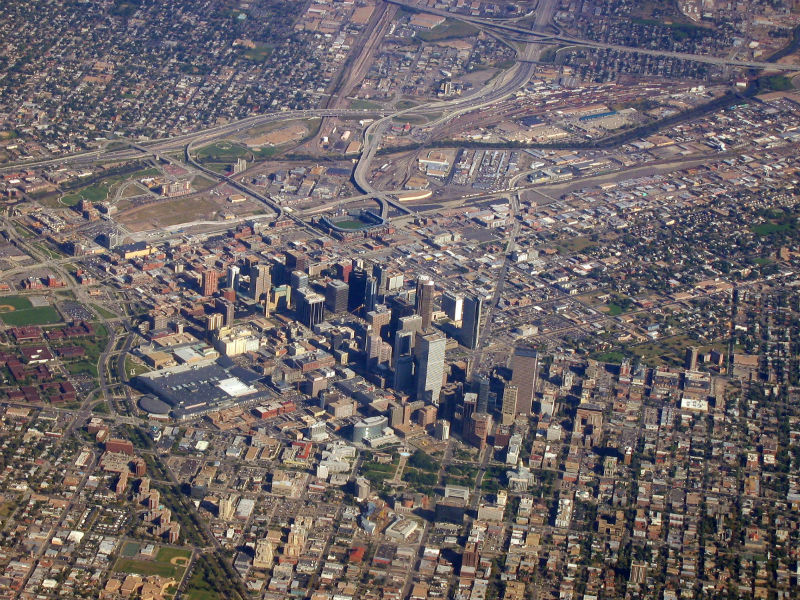 Denver from the sky