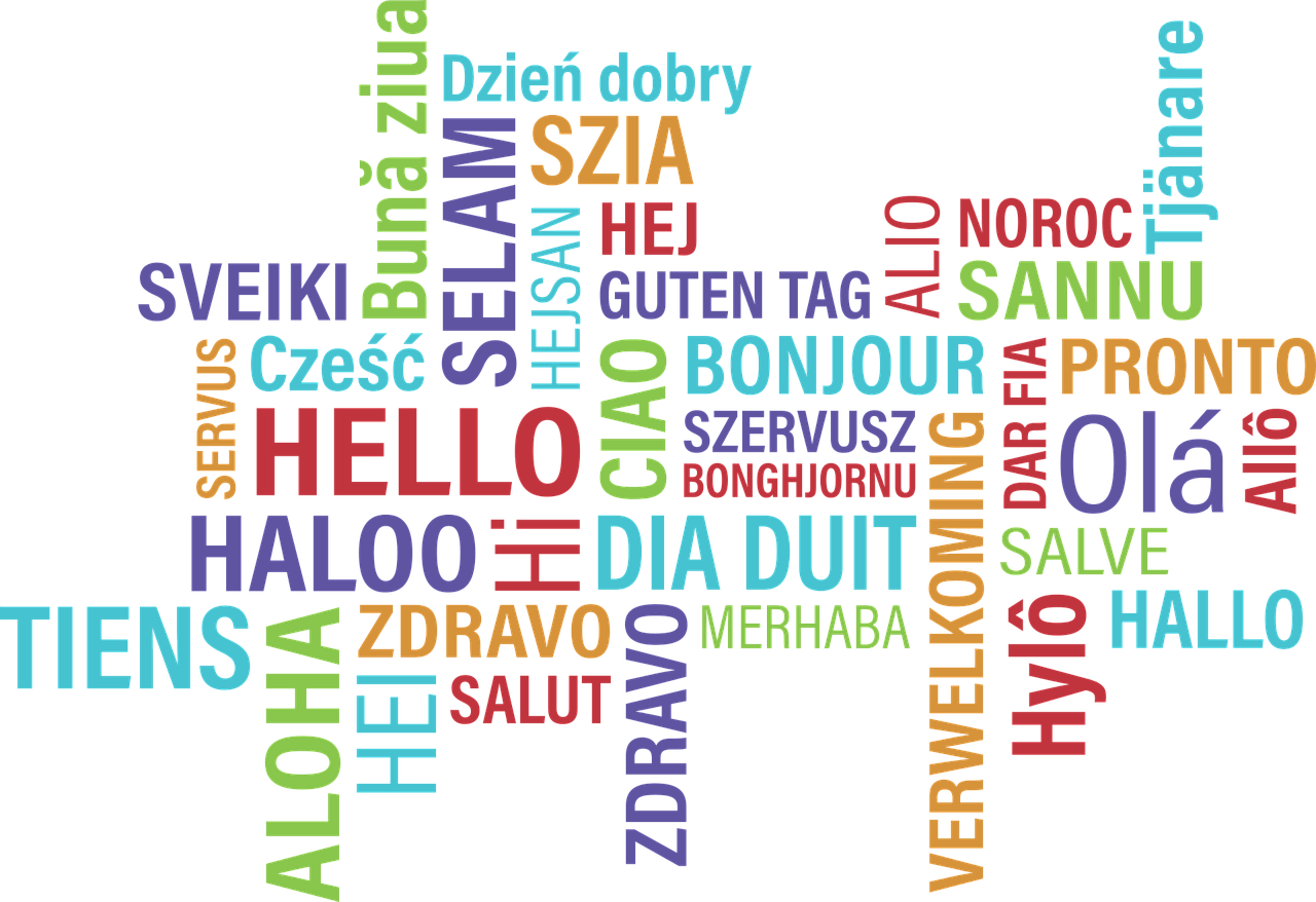 'hello' in various languages 