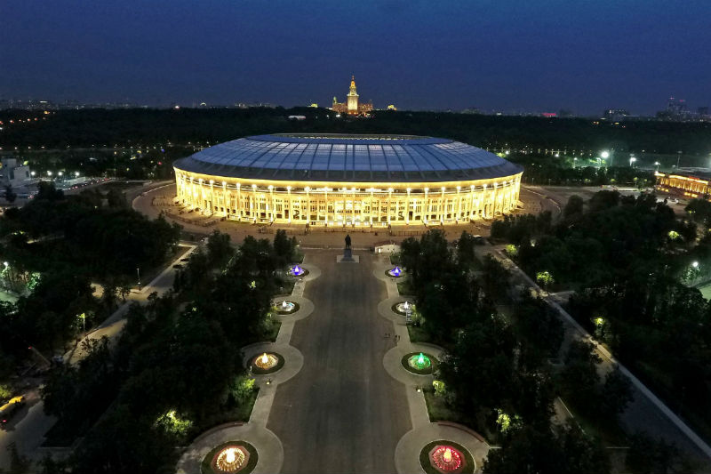 The Luzhniki Stadium, Moscow