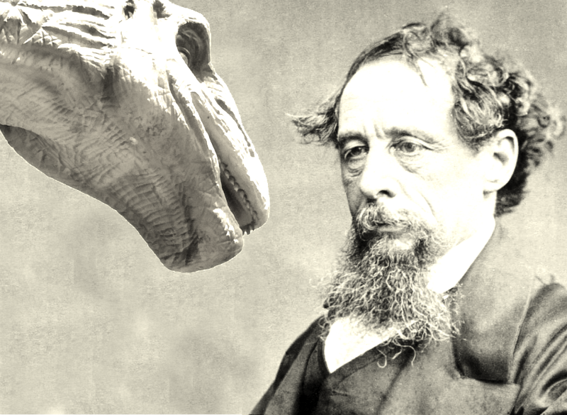 Charles Dickens meets a dinosaur