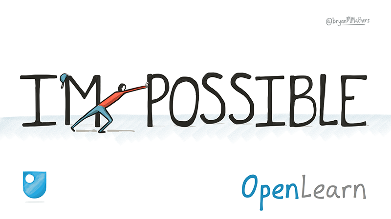Bryan Mather's 'I'm Possible' illustration