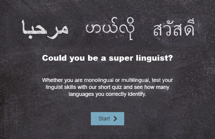 Could you be a Super Linguist?