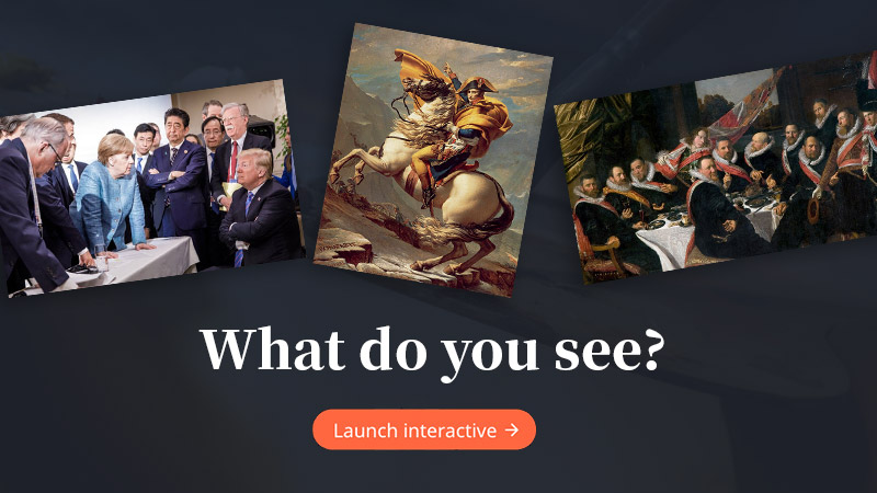 Launch image for 'What do you see' interactive