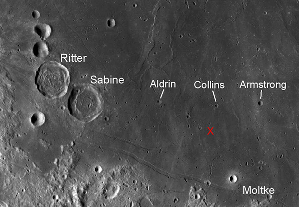 Clavius - Image credit: NASA, LROC images