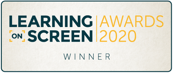Learning on Screen 2020 win badge