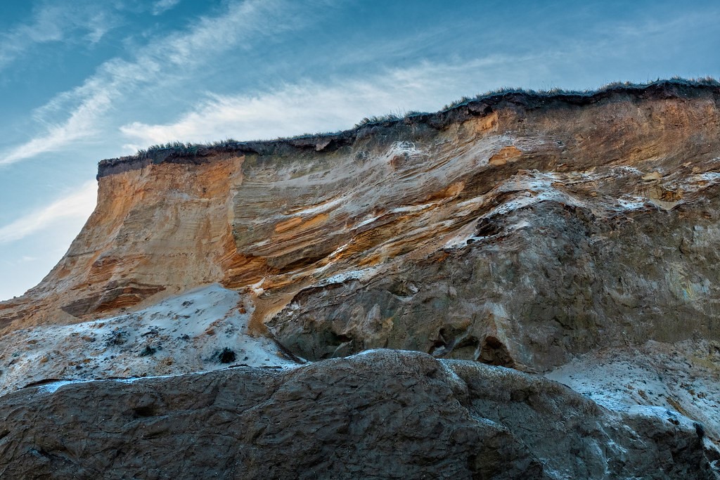 Photos taken in Happisburgh. Coastal erosion and beaches
