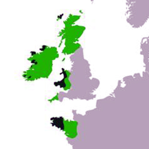 Celtic speaking map