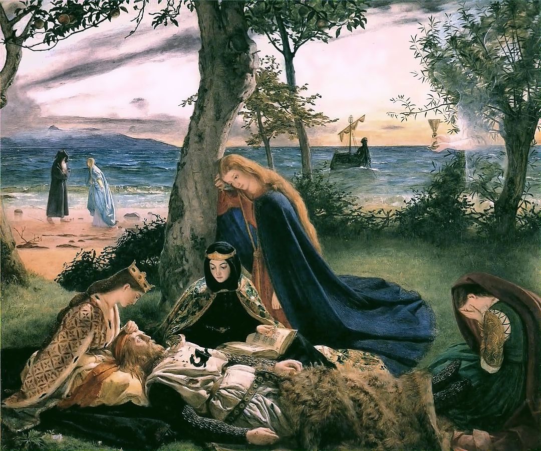 Death of King Arthur by James Archer