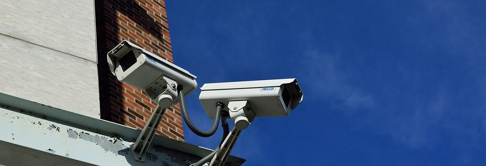 CCTV cameras outside a building