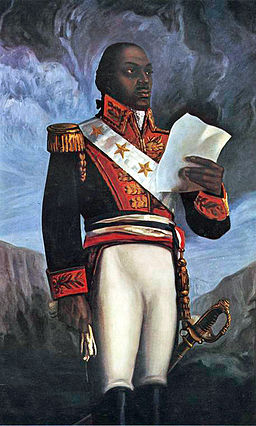 Toussaint Louverture, who was one of the leaders of the slave rebellion in the Republic of Haiti (Saint Domingue)