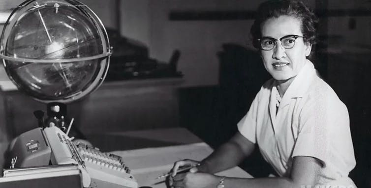 This is a photograph of Katherine Johnson