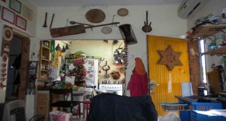 Home with Rastafari symbols