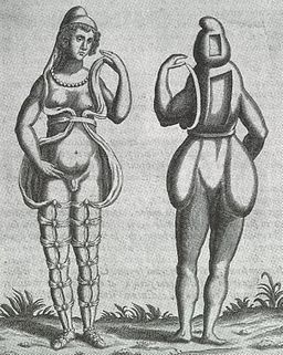 Hermaphrodite engraving circa 1690