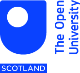 OU Scotland logo Dark blue