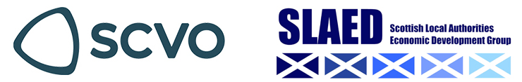 Slaed and SCVO logo