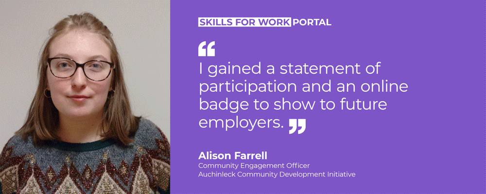 Student quotes as an animated gif