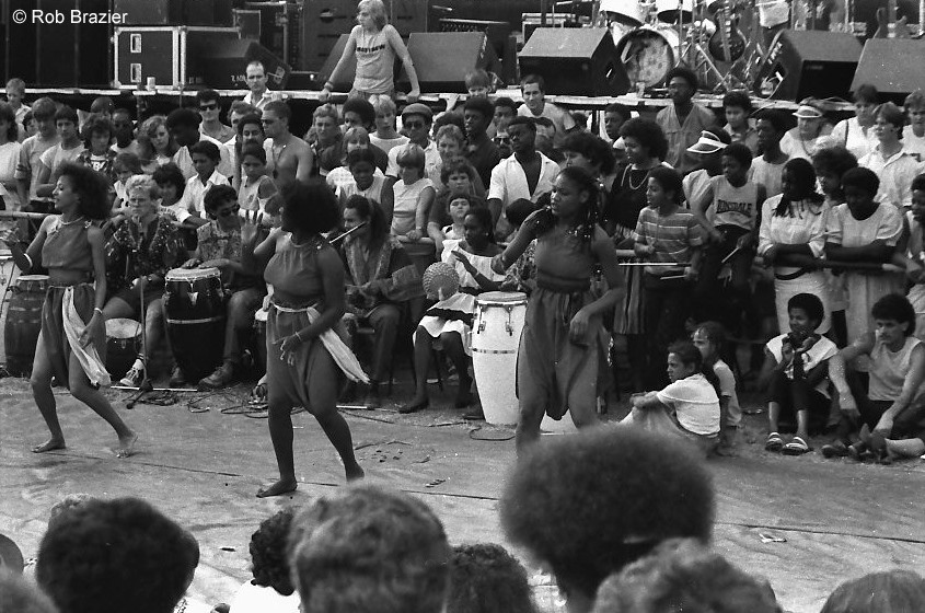 Performers at Butetown Carnival