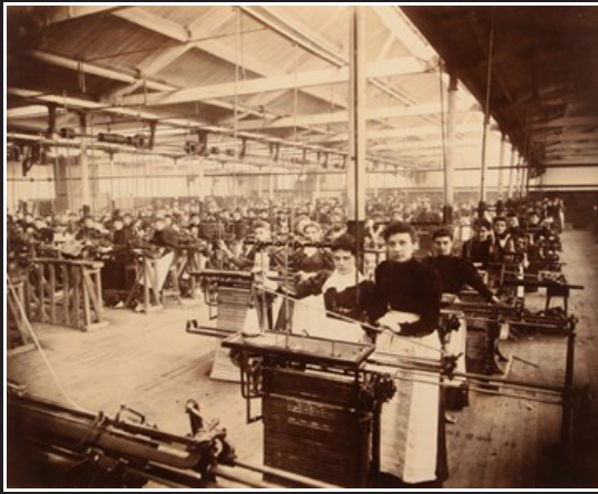 McGeorge’s hosiery factory at Nithsdale Mills (c1910) Reproduced courtesy of Dumfries Museum