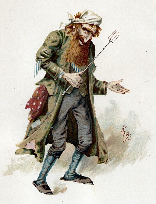 Illustration of Fagin in Oliver Twist