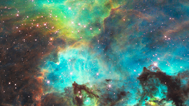 The nebula near the star cluster NGC 2074