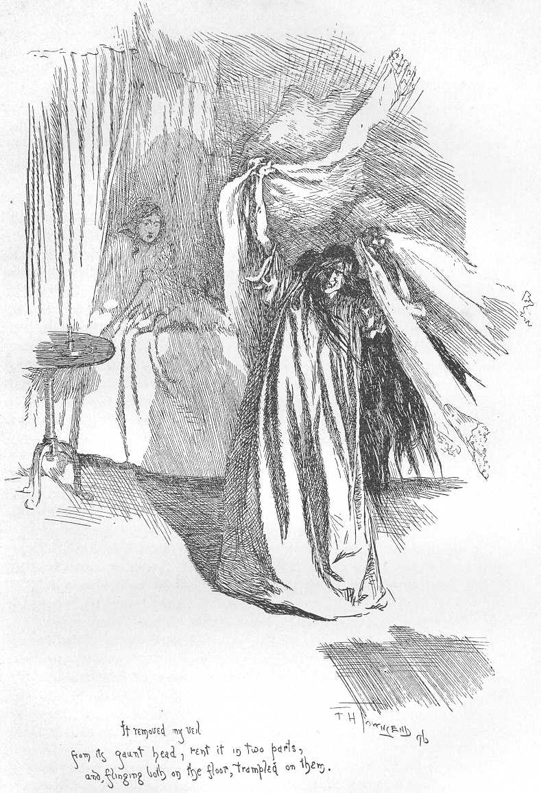An image of Bertha Merson from Jane Eyre