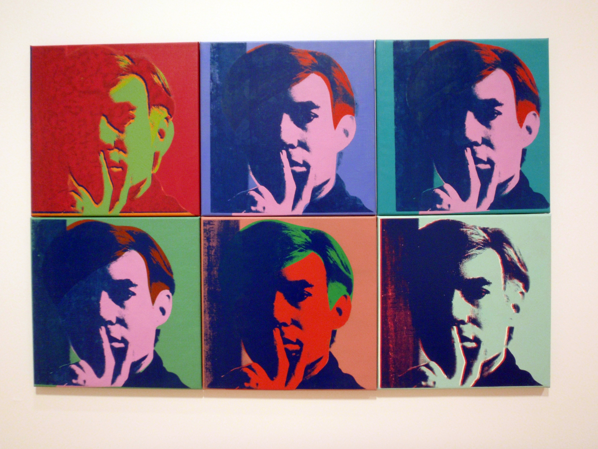 A Set of Six Self-Portraits, Andy Warhol