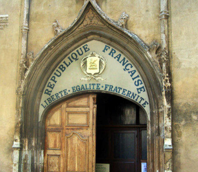 Religious toleration: church gate