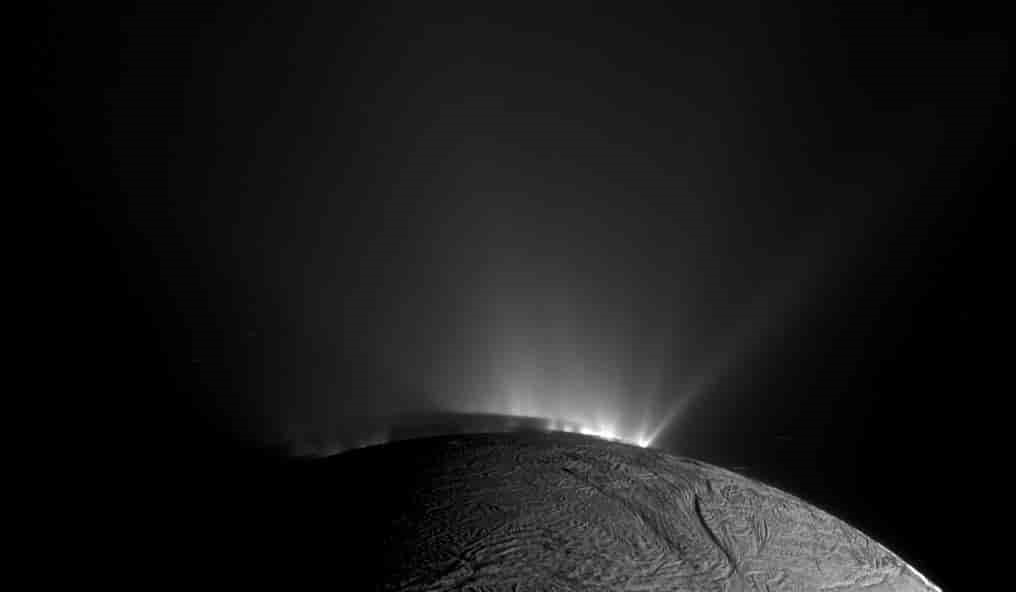 Plumes rising from Enceladus’s South Polar Region