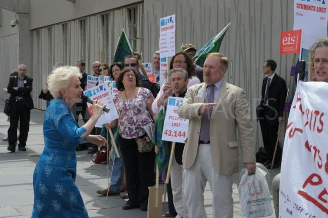 Penny Gower addressing EIS-FELA lobby