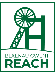 BG REACH exhibition logo / Logo arddangosfa BG REACH