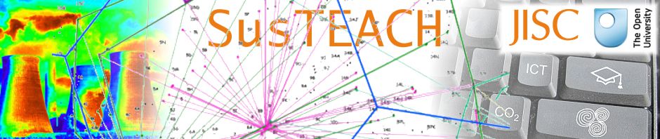 A banner from SusTEECH, JISC