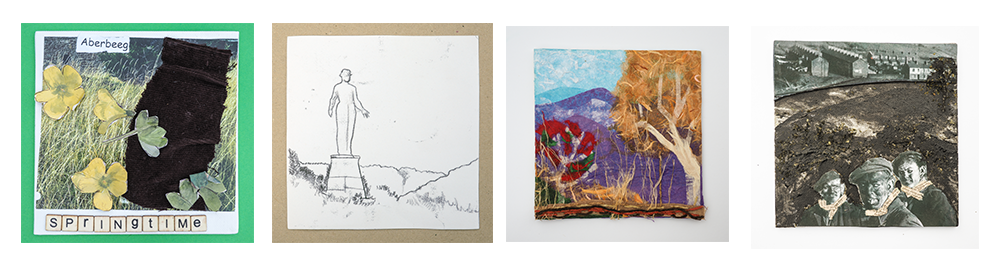 Detholiad o deils o collage BG REACH