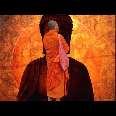 An image of a Buddhist Monk.