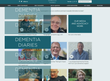 Dementia in the first person: Dementia Diaries give a voice to people with dementia