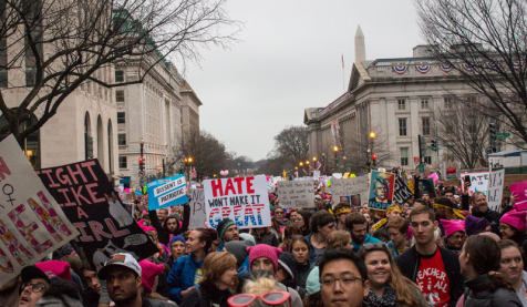 Why did millions march against Trump?