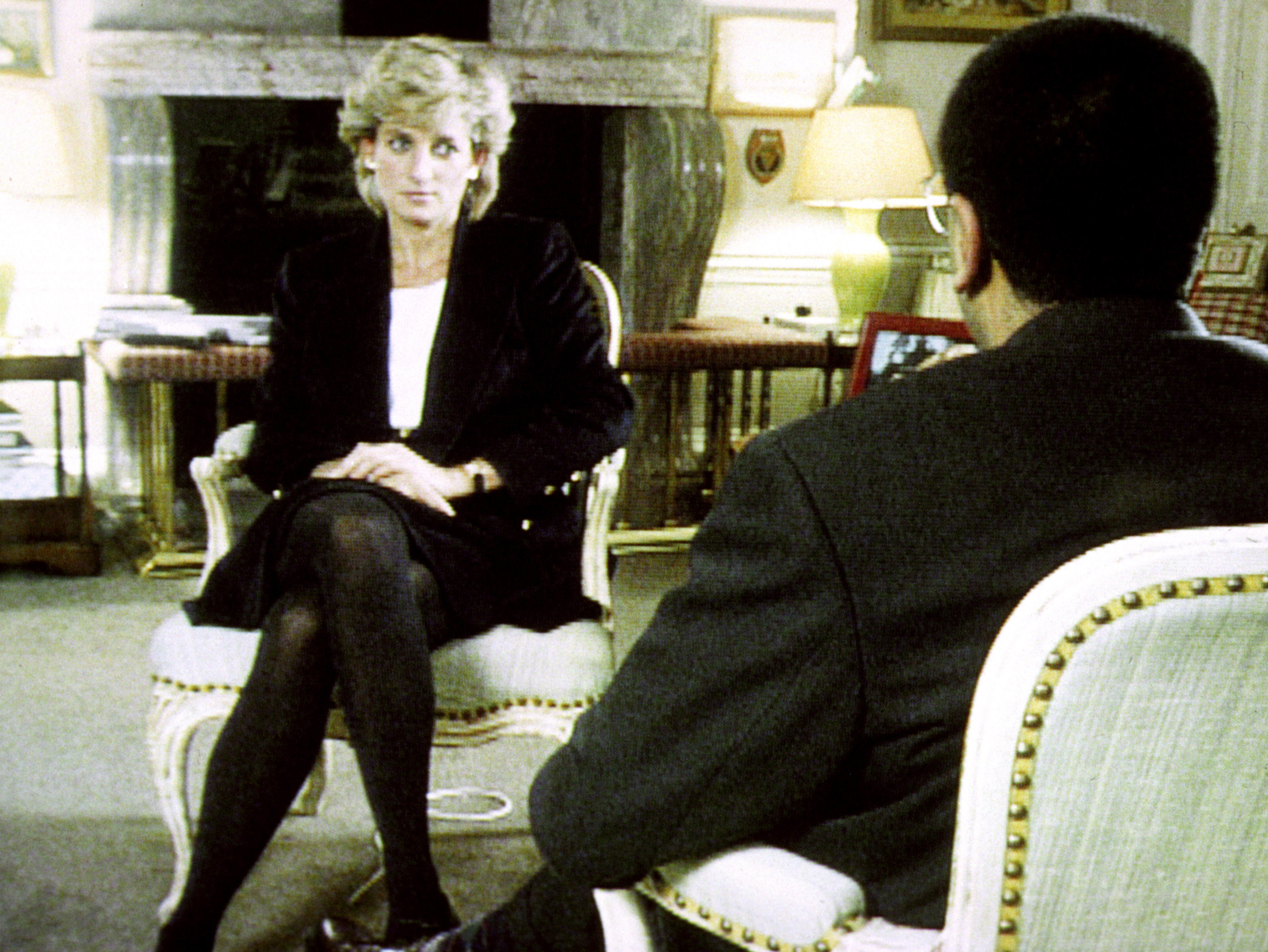 Diana during her interview with Martin Bashir for the BBC.


