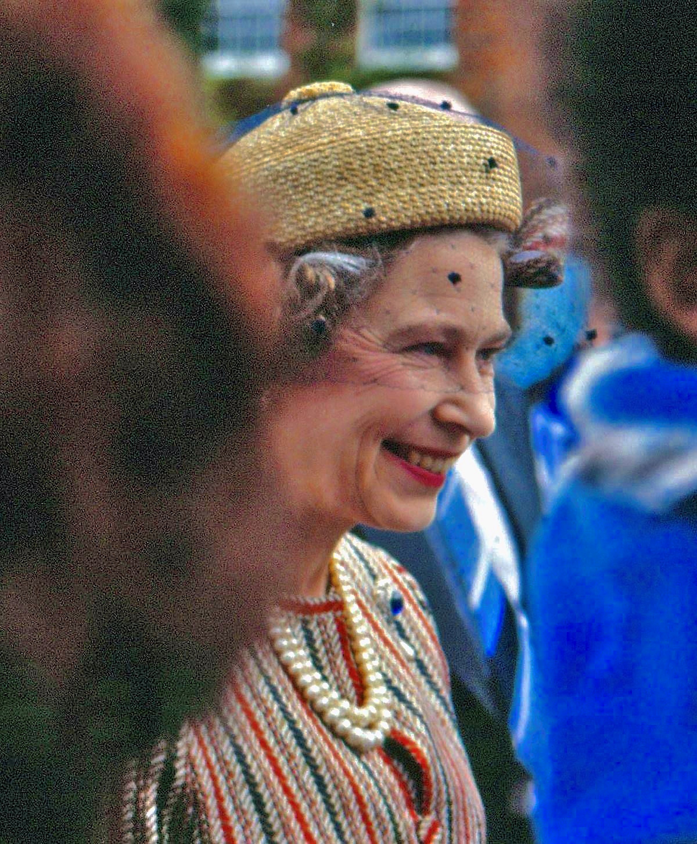 A photo of the Queen visiting the OU in 1979. ©John Hunt