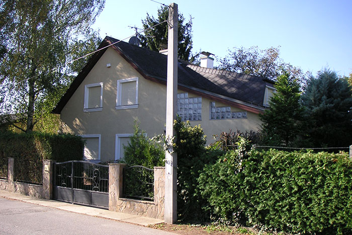 Photograph of a house of Wolfgang Prikopil