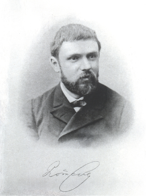 This is a portrait of the mathematician Henri Poincaré.