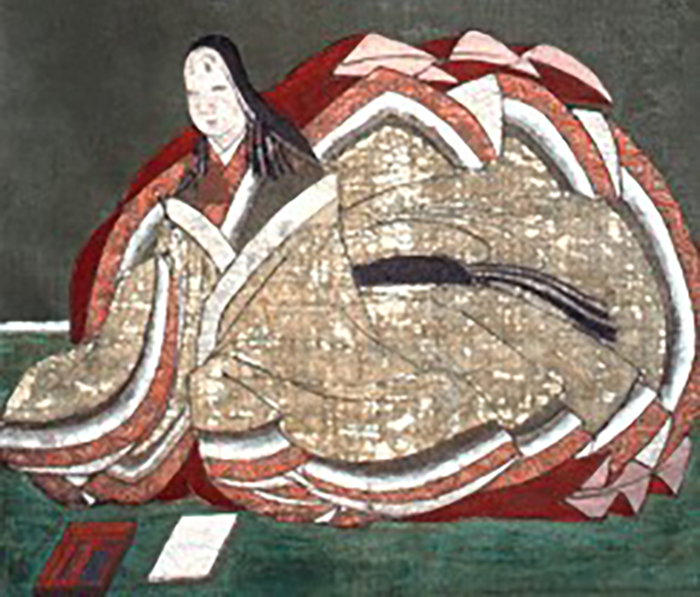 Painting. Portrait of Murasaki Shikibu.
