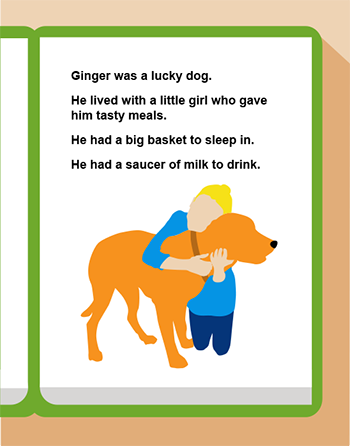 A page from a children’s book