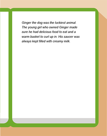 A page from a children’s book