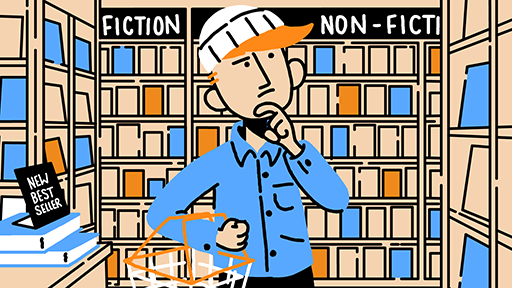 A bookshop with lots of choice