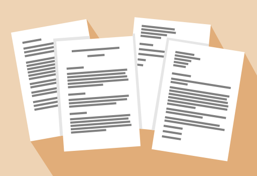 Four different kinds of text