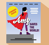 Advert for cartoon film