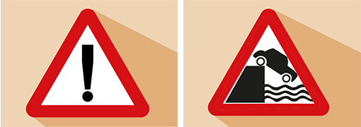 Два дорожні знаки